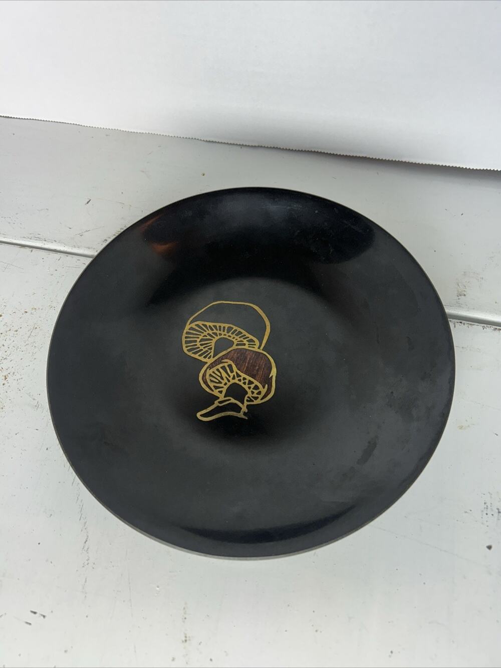 Vintage Couroc of Monterey California MCM Mushroom Dish